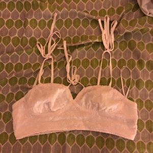 White Bralette Crop Top